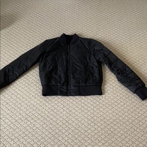 lululemon black bomber jacket